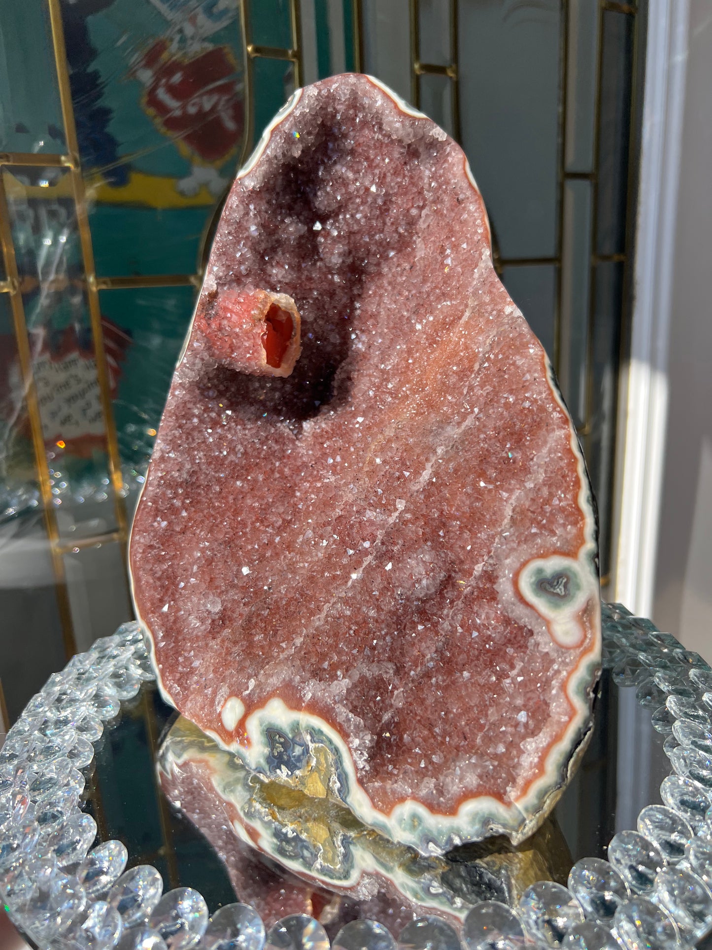 Rainbow Amethyst Red