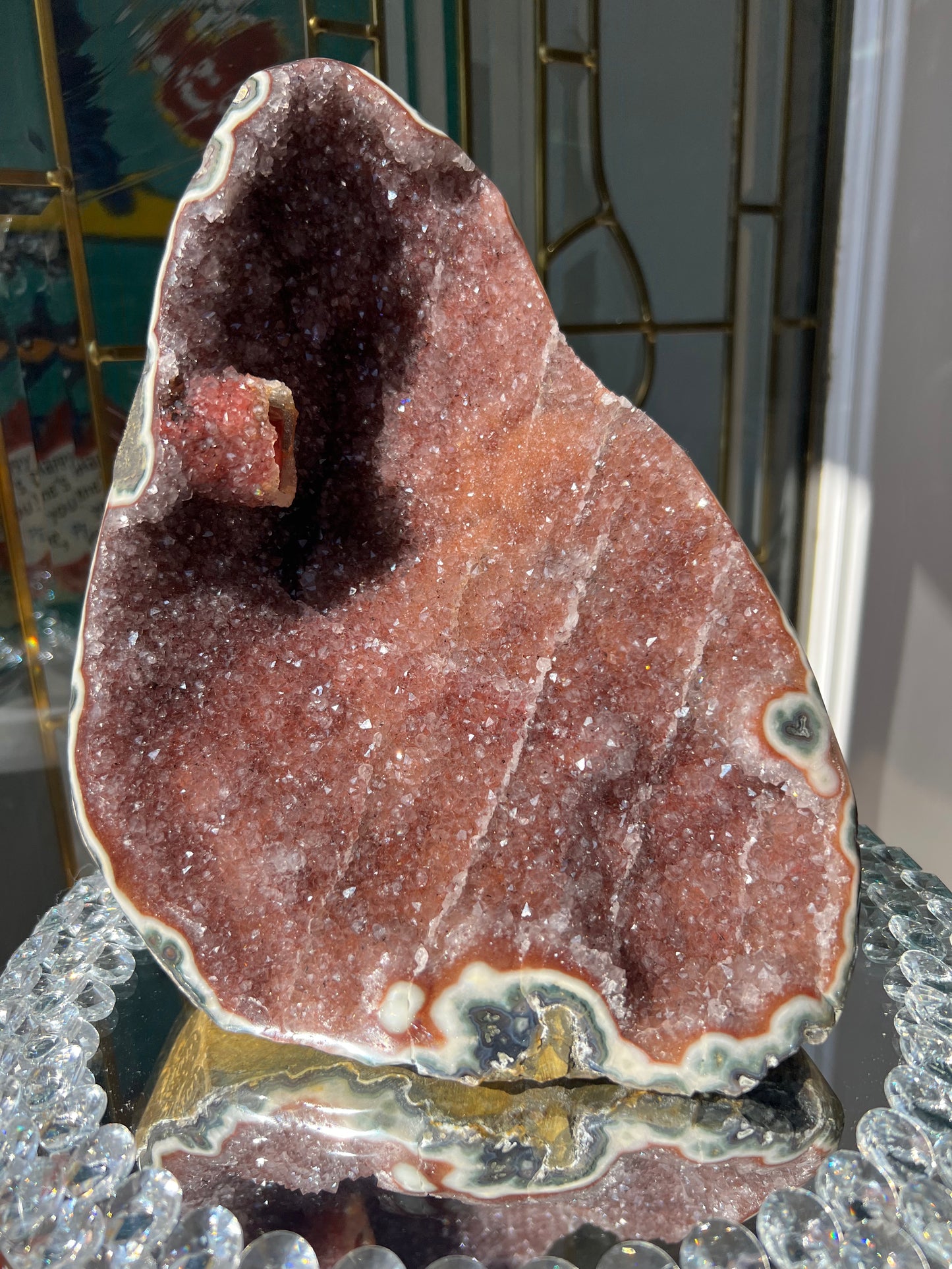 Rainbow Amethyst Red