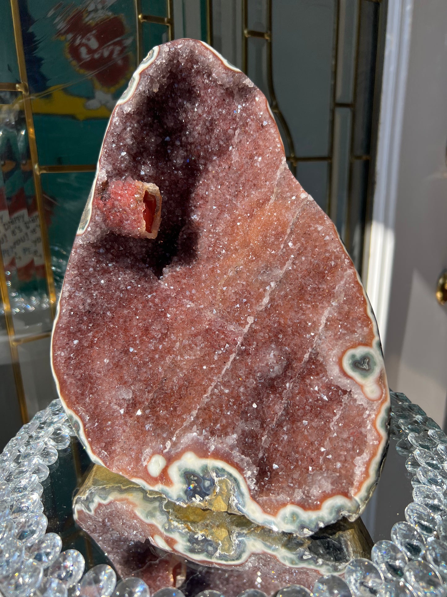 Rainbow Amethyst Red
