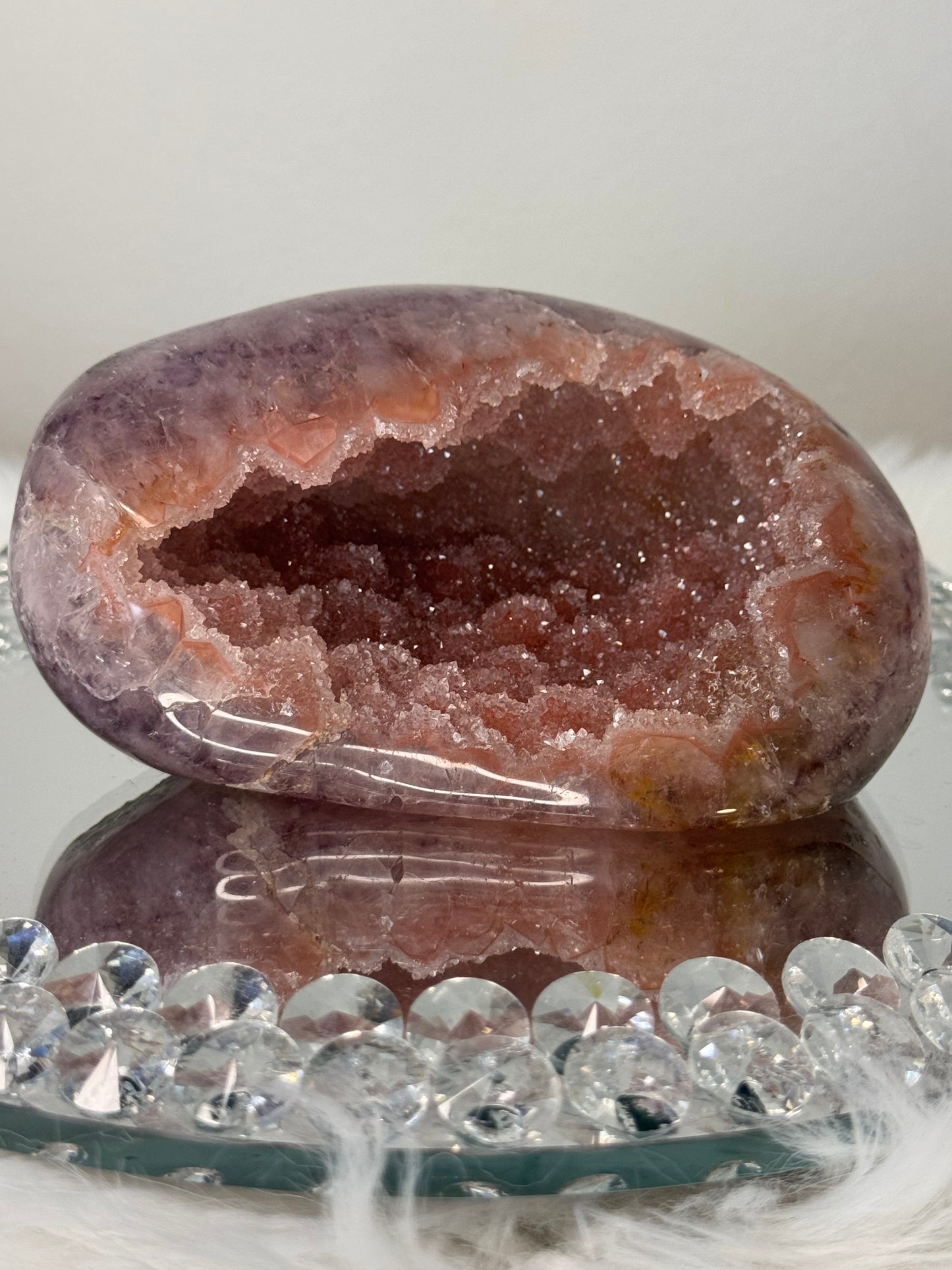 Pretty Pink Geode