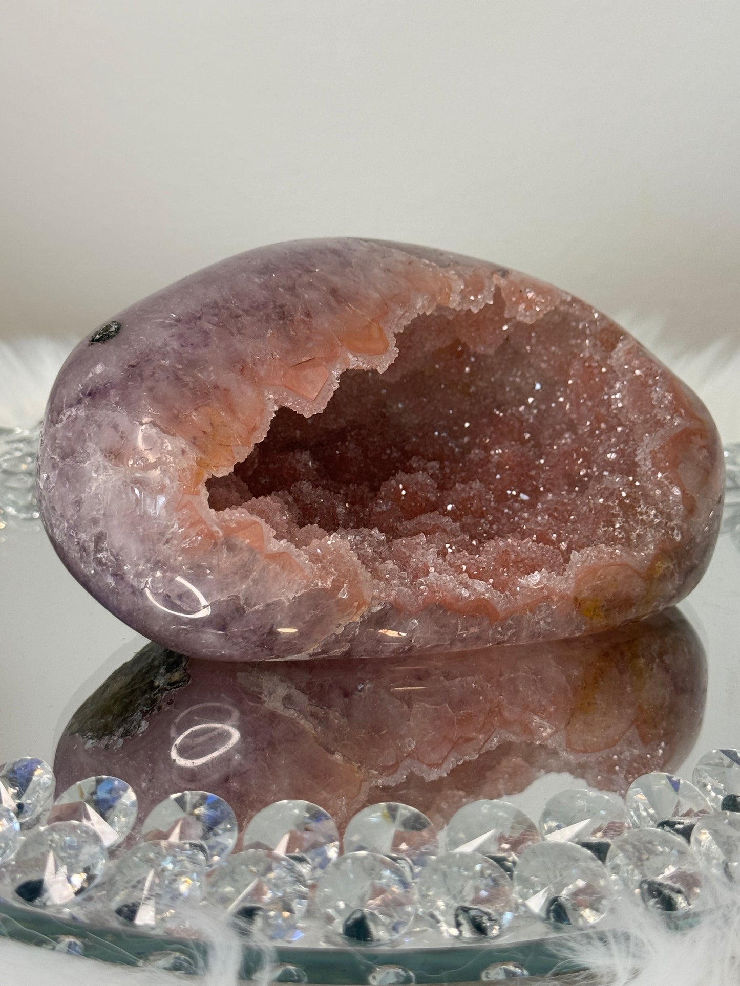 Pretty Pink Geode